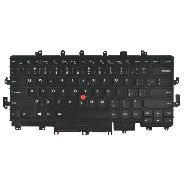 Lenovo ThinkPad Yoga X1 1ST GEN Klávesnica CZ / SK Čierna, podsvietená, s rámčekom