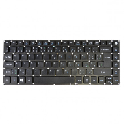 Acer TravelMate P249-G2-M Klávesnica CZ/SK čierna bez rámčeka, bez podsvietenia