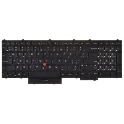 Lenovo ThinkPad P50 Klávesnica CZ / SK Čierna, bez podsvietenia, s rámčekom