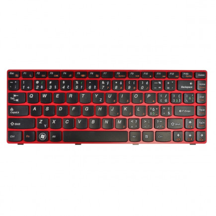Lenovo IdeaPad Z380 2129-32U Klávesnica CZ / SK Čierna, bez podsvietenia, s rámčekom