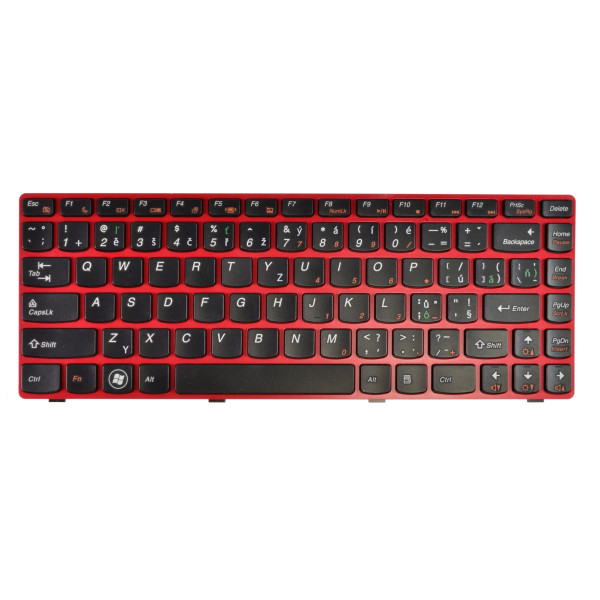 Lenovo IdeaPad Z380 2129-45U Klávesnica CZ / SK Čierna, bez podsvietenia, s rámčekom