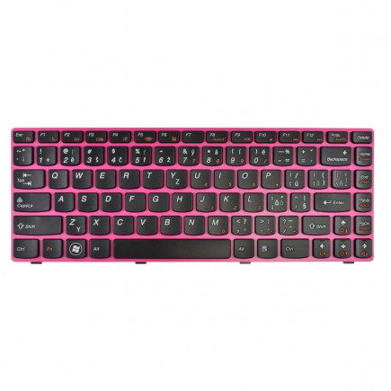 Lenovo IdeaPad Z380 Klávesnica CZ / SK Čierna, bez podsvietenia, s rámčekom