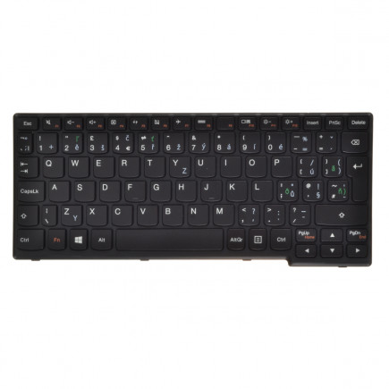 Kompatibilní Lenovo IdeaPad Yoga 11 Klávesnica CZ / SK Čierna, bez podsvietenia, s rámčekom