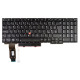 Lenovo ThinkPad E15 Gen 2 Klávesnica bez rámčeka Čierna CZ / SK podsvietená