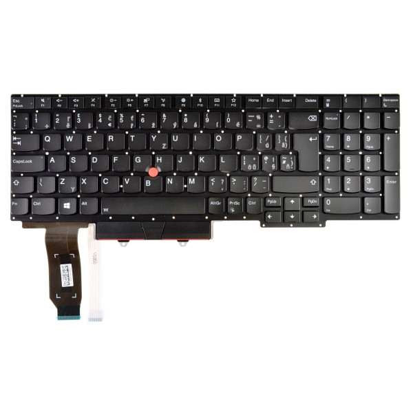 Lenovo ThinkPad E15 Gen 2 Klávesnica bez rámčeka Čierna CZ / SK podsvietená