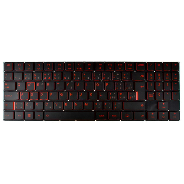 LENOVO LEGION Y7000-2019 Klávesnica bez rámčeka Čierna CZ / SK podsvietená