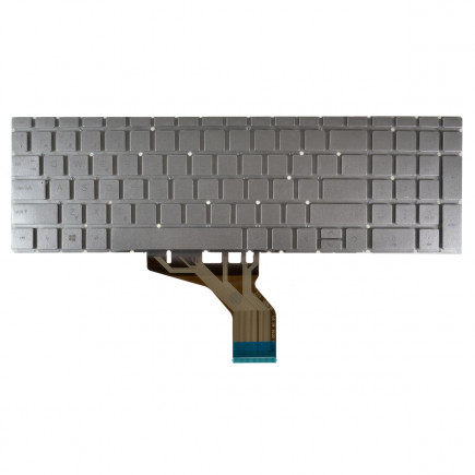 HP 15-DA Klávesnica bez rámčeka strieborna CZ / SK podsvietená