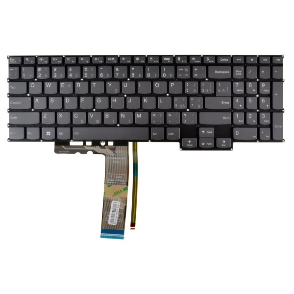 Lenovo IdeaPad 5 Pro-16ACH6 Klávesnica bez rámčeka Čierna CZ / SK podsvietená