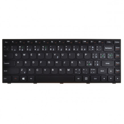 Lenovo M41-80 Klávesnica CZ / SK Čierna, bez podsvietenia, s rámčekom