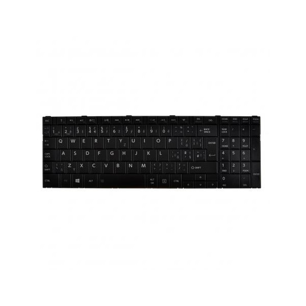 Toshiba Satellite C55-B Klávesnica CZ / SK čierna, bez podsvietenia, s rámčekom