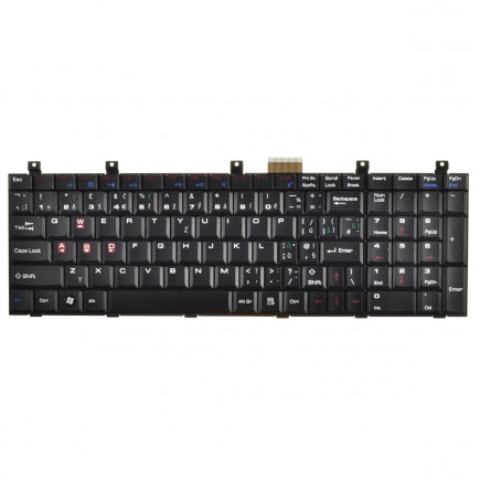 MSI GX700 Klávesnica CZ / SK čierna, bez podsvietenia