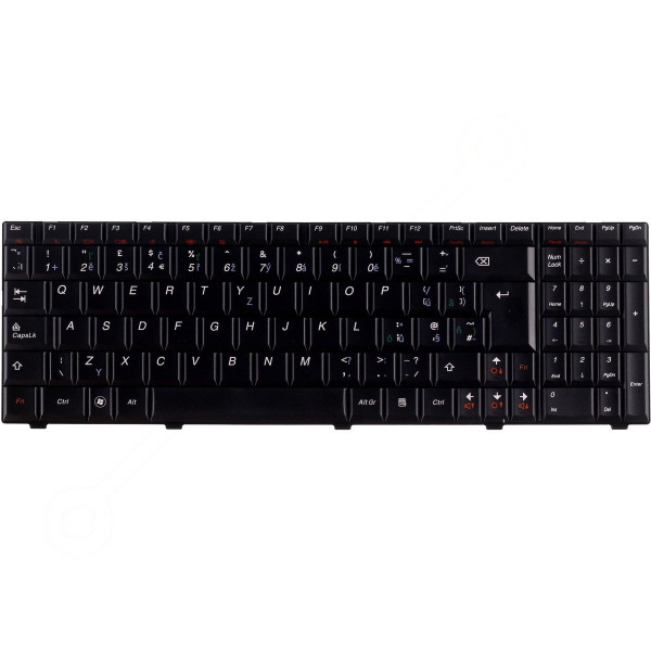 Lenovo IdeaPad U550 Klávesnica CZ / SK čierna, bez podsvietenia