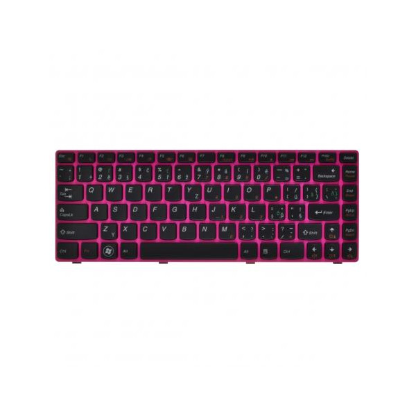 Lenovo V470C Klávesnica s rámčekom ružová CZ / SK bez podsvietenia