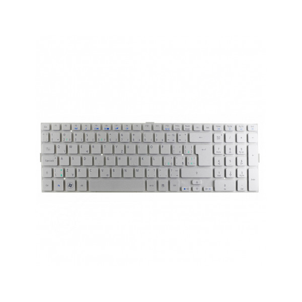 Acer Aspire 5943 Klávesnica CZ/SK strieborná bez rámčeka, bez podsvietenia