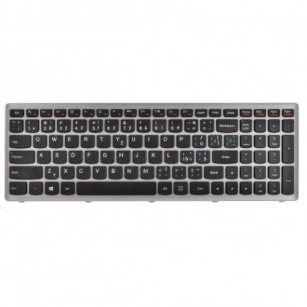 Lenovo IdeaPad U510 Klávesnica CZ / SK strieborná, bez podsvietenia