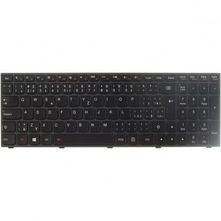 Lenovo Flex 2-15D Klávesnica CZ / SK Čierna / Biela / Strieborná, podsvietená, s rámčekom