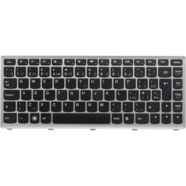 Lenovo IdeaPad U410 Klávesnica CZ / SK čierna, bez podsvietenia, s rámčekom