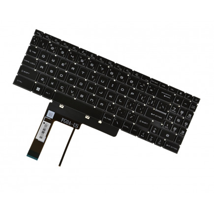 MSI GL66 11UCK Klávesnica bez rámčeka Čierna CZ / SK podsvietená
