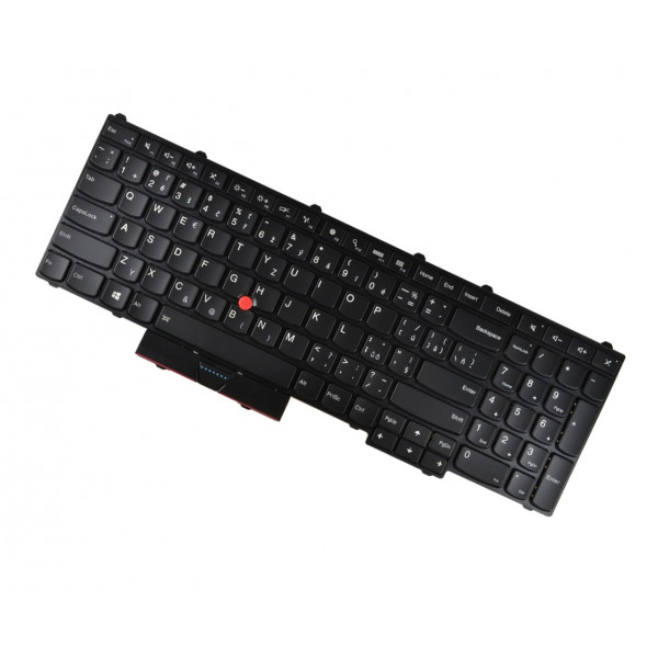 Lenovo ThinkPad P50 Klávesnica CZ / SK čierna, bez podsvietenia, s rámčekom
