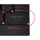 Asus FX516PM-HN023T Klávesnica bez rámčeka Čierna CZ / SK podsvietená