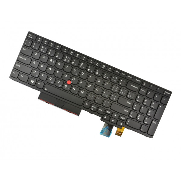 Lenovo ThinkPad P52s Klávesnica CZ / SK Čierna, podsvietená, s rámčekom