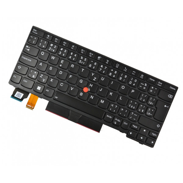 Lenovo ThinkPad L13 Gen 2 Klávesnica CZ / SK čierna, podsvietená, s rámčekom