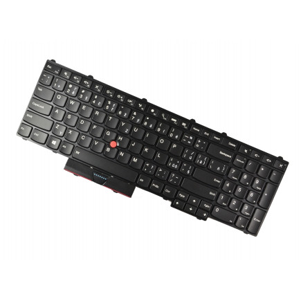 Lenovo kompatibilní 00PA288 Klávesnica CZ / SK čierna, Podsvietená, Trackpoint