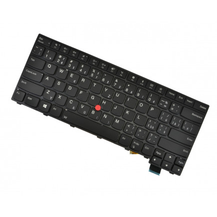 Lenovo ThinkPad T470S Klávesnica CZ / SK Čierna, podsvietená, s rámčekom