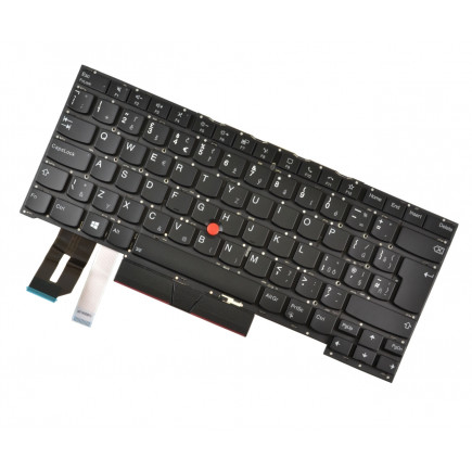 Lenovo ThinkPad T14S Klávesnica bez rámčeka čierna CZ / SK podsvietená