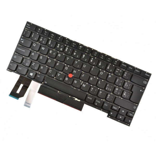 Lenovo ThinkPad T14S Klávesnica bez rámčeka čierna CZ / SK podsvietená
