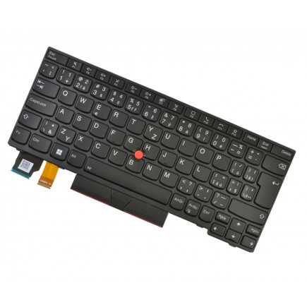 Lenovo ThinkPad L13 Klávesnica CZ / SK Čierna, podsvietená, s rámčekom