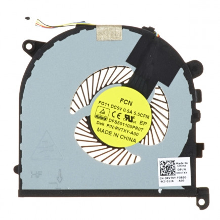 Ventilátor Chladič na notebook Kompatibilní 0RVTXY