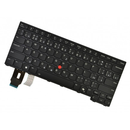 Lenovo ThinkPad L14 Gen 5 Klávesnica CZ / SK čierna, podsvietená, s rámčekom