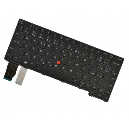 Lenovo ThinkPad L13 2-IN-1 GEN 5 Klávesnica CZ / SK čierna, podsvietená, s rámčekom