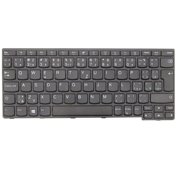 Lenovo ThinkPad Yoga 11e Yoga Gen 6 Klávesnica CZ / SK Čierna, podsvietená, s rámčekom