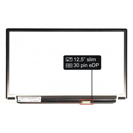 Display Lenovo THINKPAD X250 Displej LCD 12,5“ 30pin eDP HD LED - Lesklý